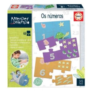 Jogo educativo Os números em português 3+