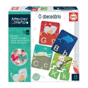 Jogo educativo o Abecedário português 3-5 anos