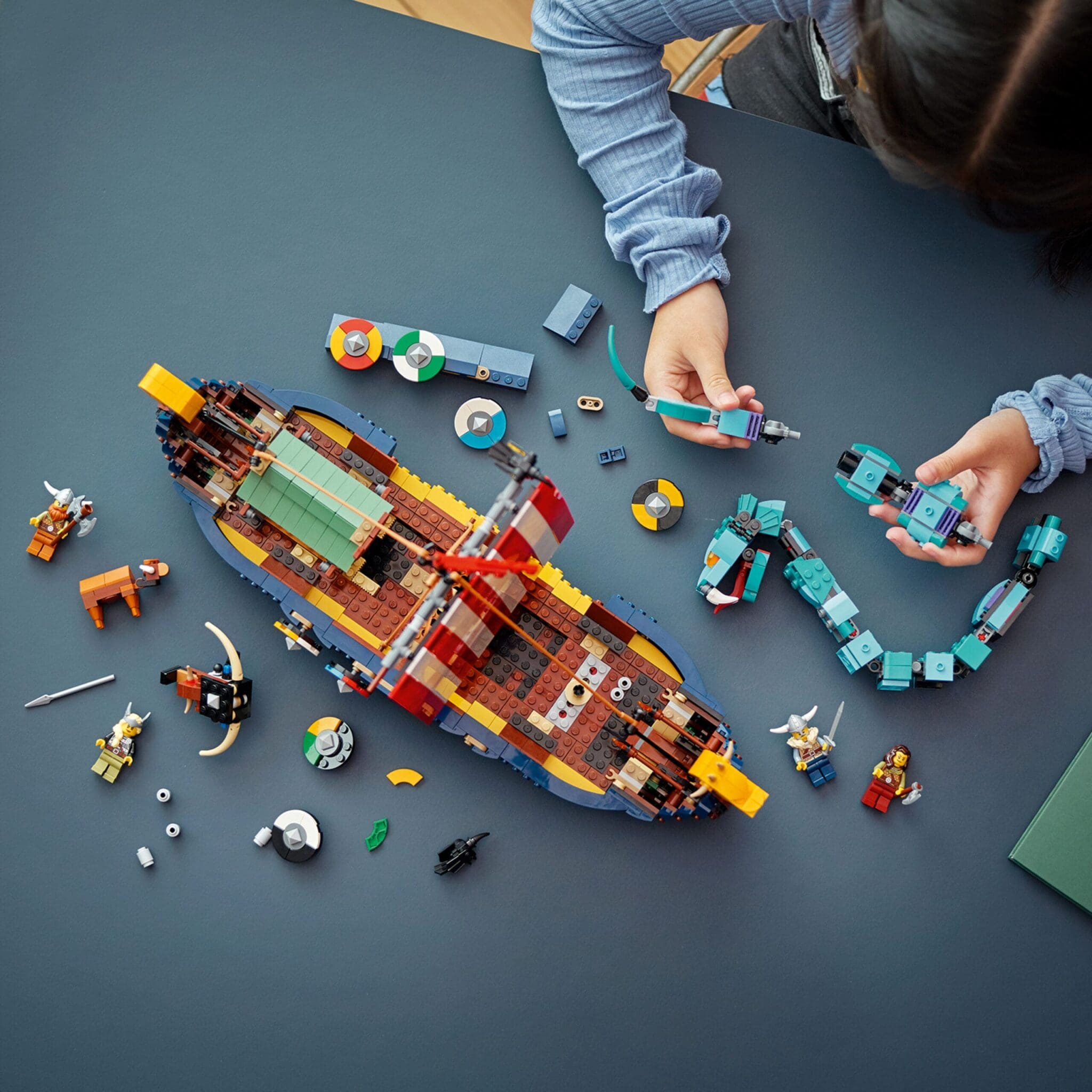 LEGO Creator 31132 - O Barco Viking e a Serpente de Midgard 9+ - Image 4