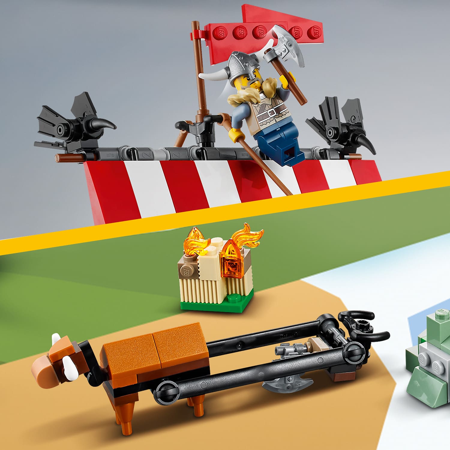 LEGO Creator 31132 - O Barco Viking e a Serpente de Midgard 9+ - Image 6