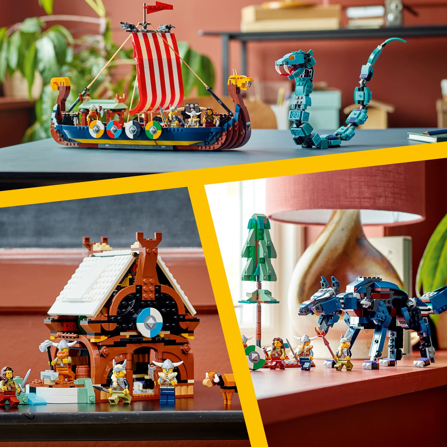 LEGO Creator 31132 - O Barco Viking e a Serpente de Midgard 9+ - Image 9