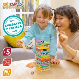 Woomax - Torre de Blocos de Madeira 5+
