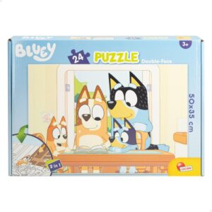 Puzzle Dupla Imagem - Familia Bluey 3+