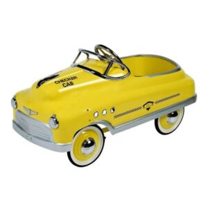 Carro amarelo Vintage com Pedais 2+
