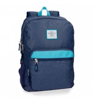 Pepe Jeans Mochila 44 cm duplo zíper 6+