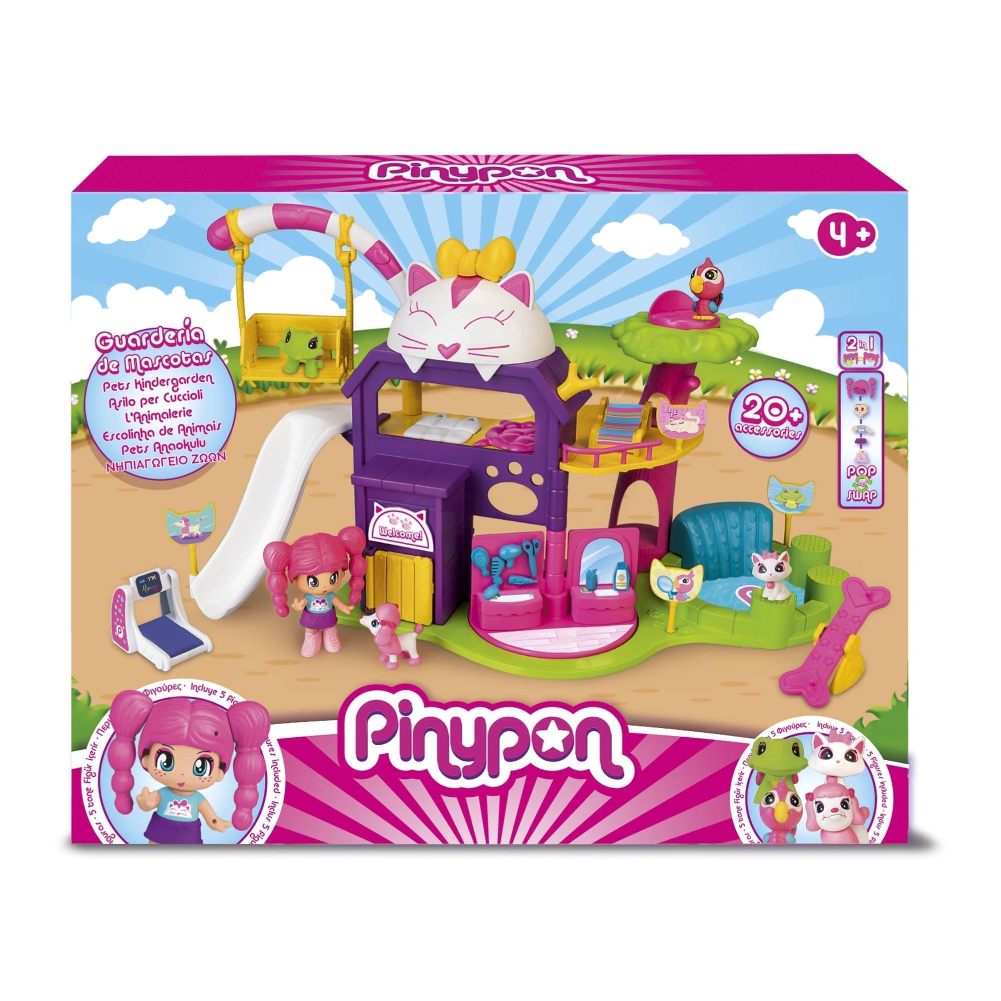 Pinypon Escolinha de Mascotes 4+