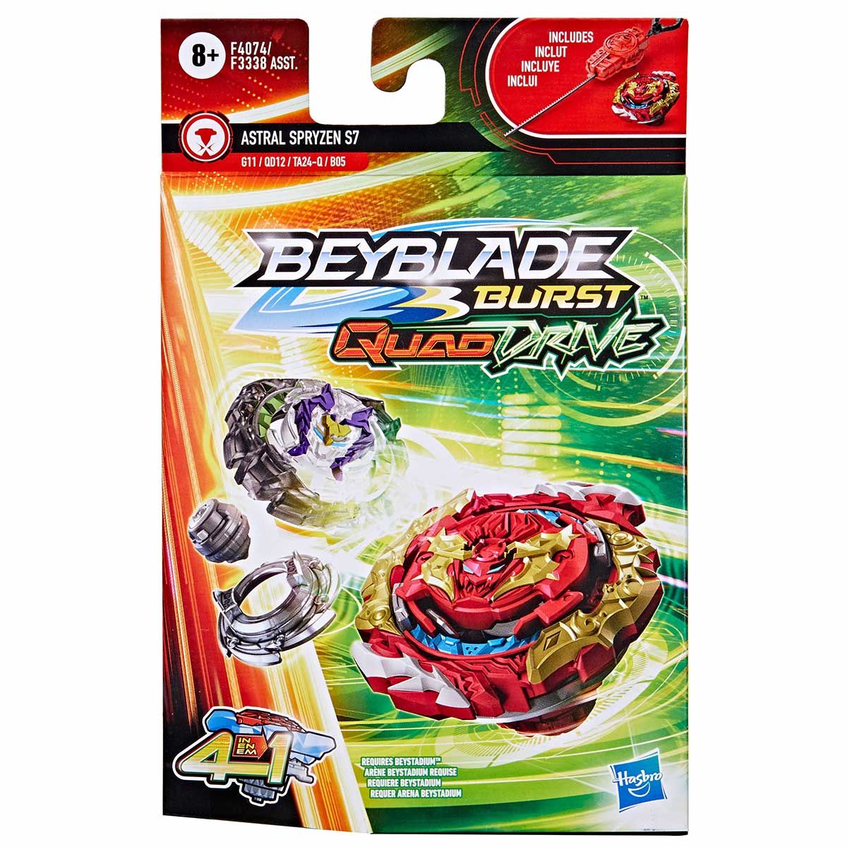 Beyblade Burst Quad Drive -Astral Spryzen 8+