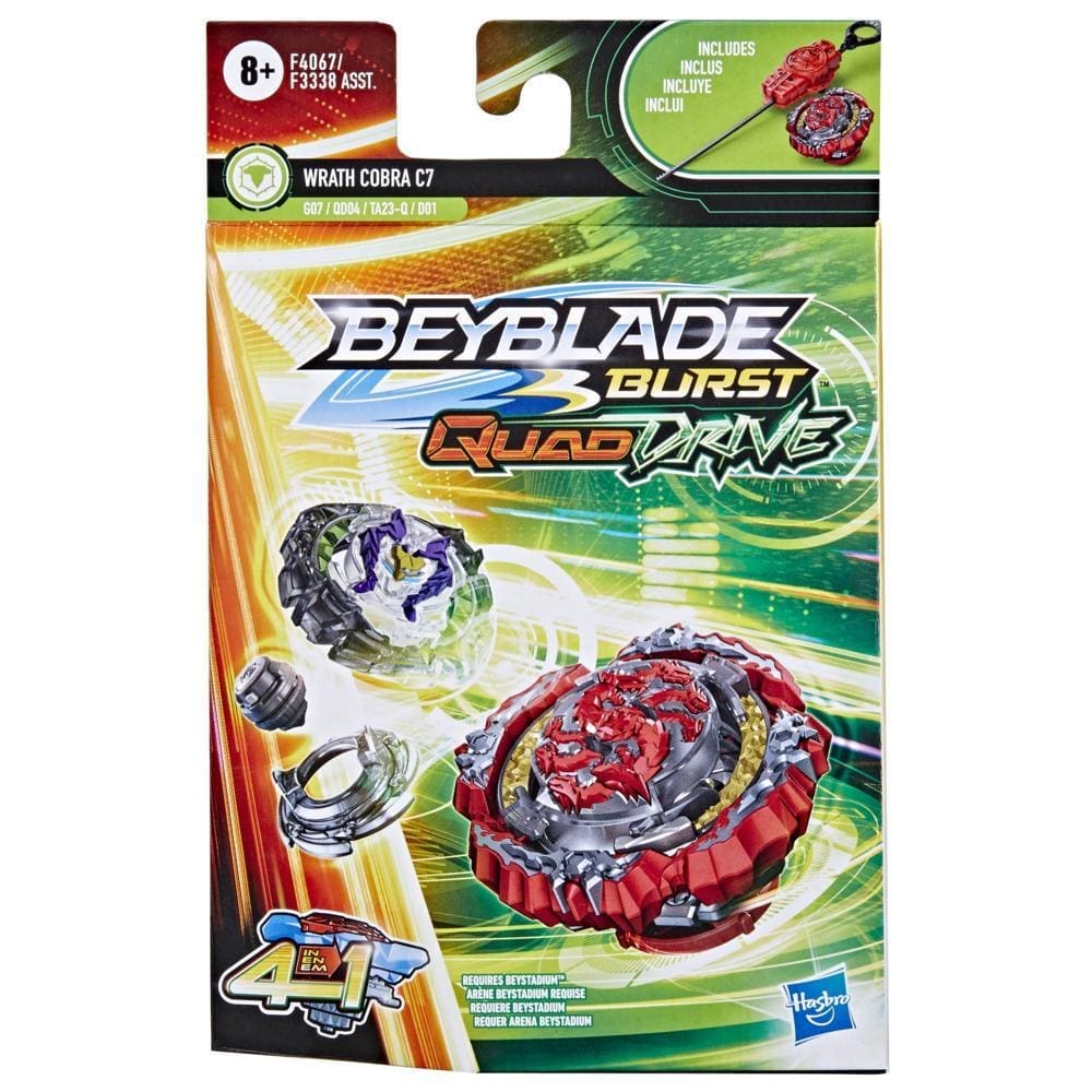 Beyblade Burst Quad Drive - Wrath Cobra 8+