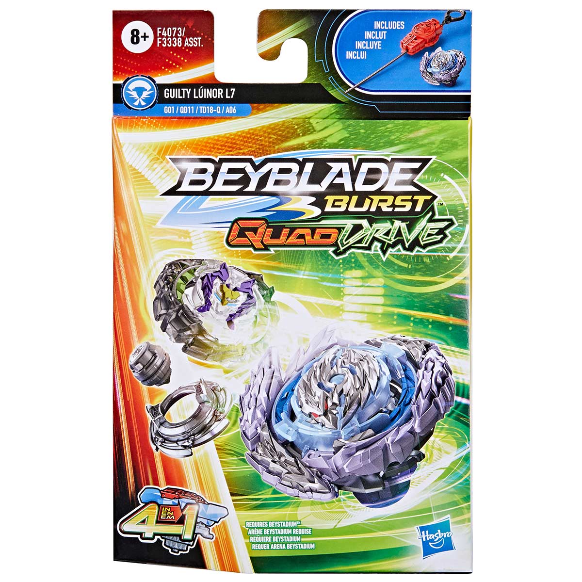 BeyBlade Burst Quad Drive -Guilty Lúnior 8+