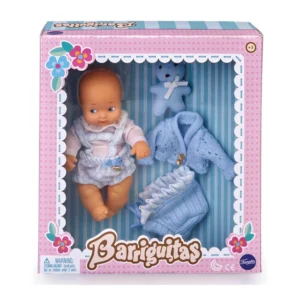 Barriguitas - Conjunto de bebe mais roupinha azul 3+