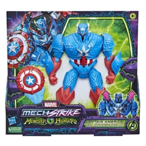 Marvel Avengers Mech Strike Monster Hunters Captain America Suit  4+