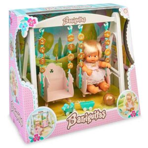 Barriguitas baloiço com boneca bebé 3+