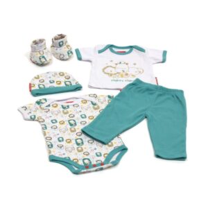 Fisher Price conjunto de 5 peças recém nascido 0 meses+