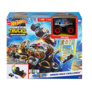 Hot Wheels Monster Trucks Smash Race 4+