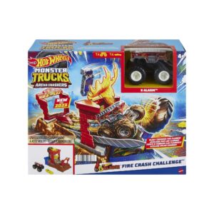 Hot Wheels Monster Truck Arena de Fogo 4+