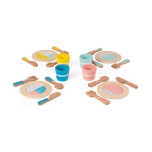 Set de madeira de Refeição 3+