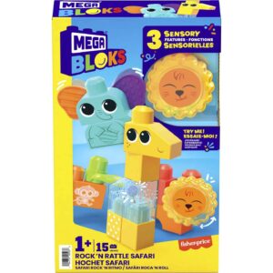 Mega Bloks - Safari Rattle - Brinquedo de construção 1+
