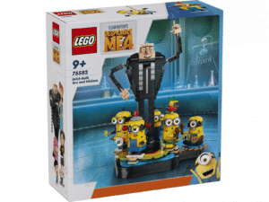 GRU E MINIONS CONSTRUIDOS COM PECAS MINIONS