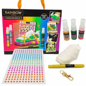 DESENHO DE CONJUNTO TÊNIS ALTA MODA ARCO-ÍRIS