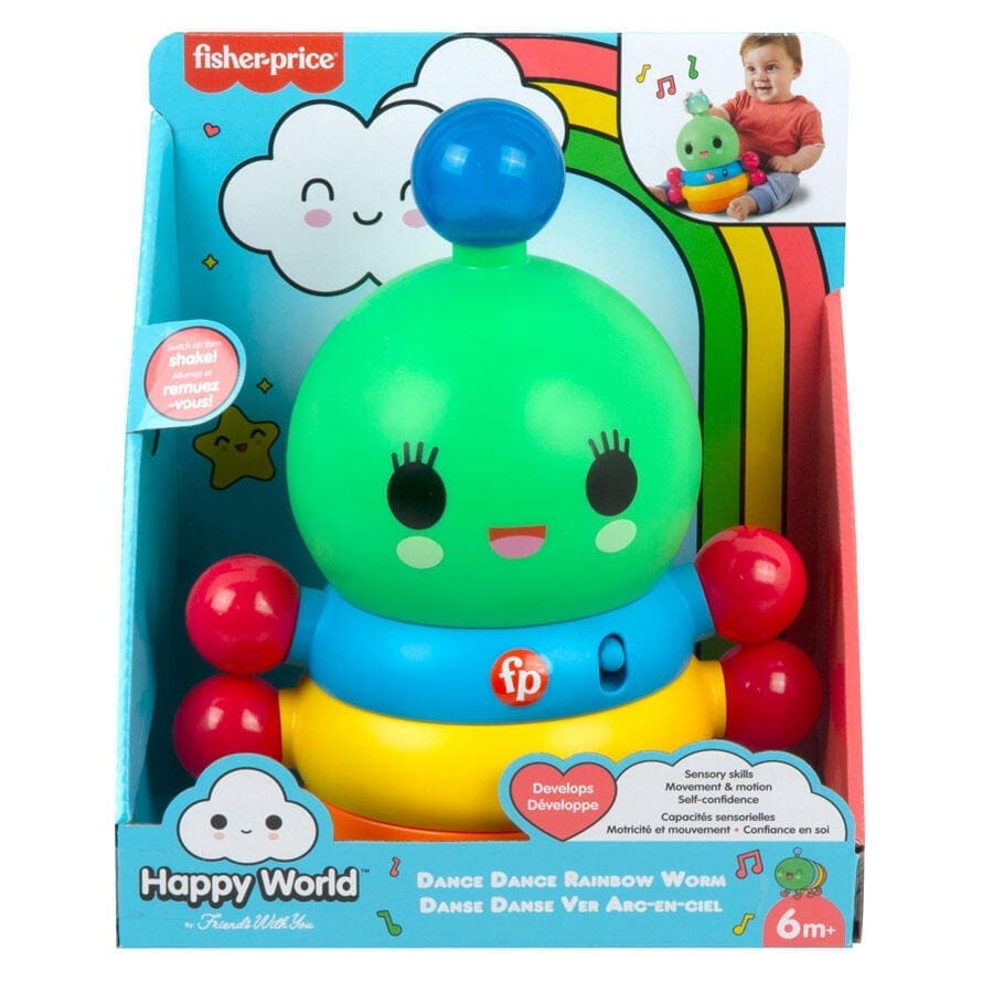 FISHER PRICE DANÇA DANÇA LAGARTA DO ARCO-IRIS