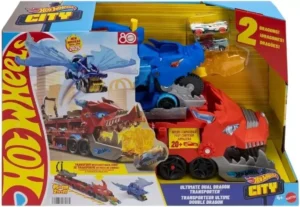 HOT WHEELS ULTIMATE DRAGAO DUPLO TRANSPORTADOR