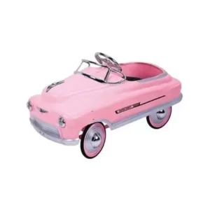 Carro rosa vintage de pedais 2+