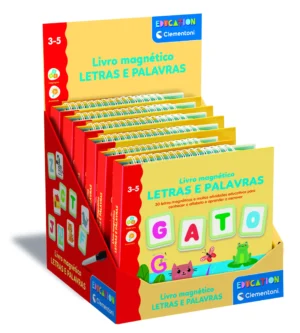LIVRO MAGNETICO LETRAS E PALAVRAS